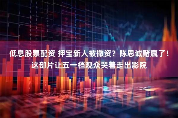 低息股票配资 押宝新人被撤资？陈思诚赌赢了！这部片让五一档观众哭着走出影院
